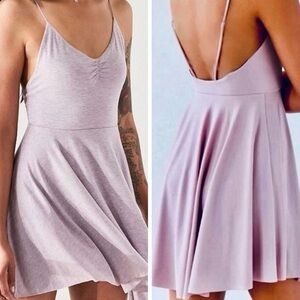 KIMCHI BLUE Lavender Purple Ballerina Knit Mini Dress